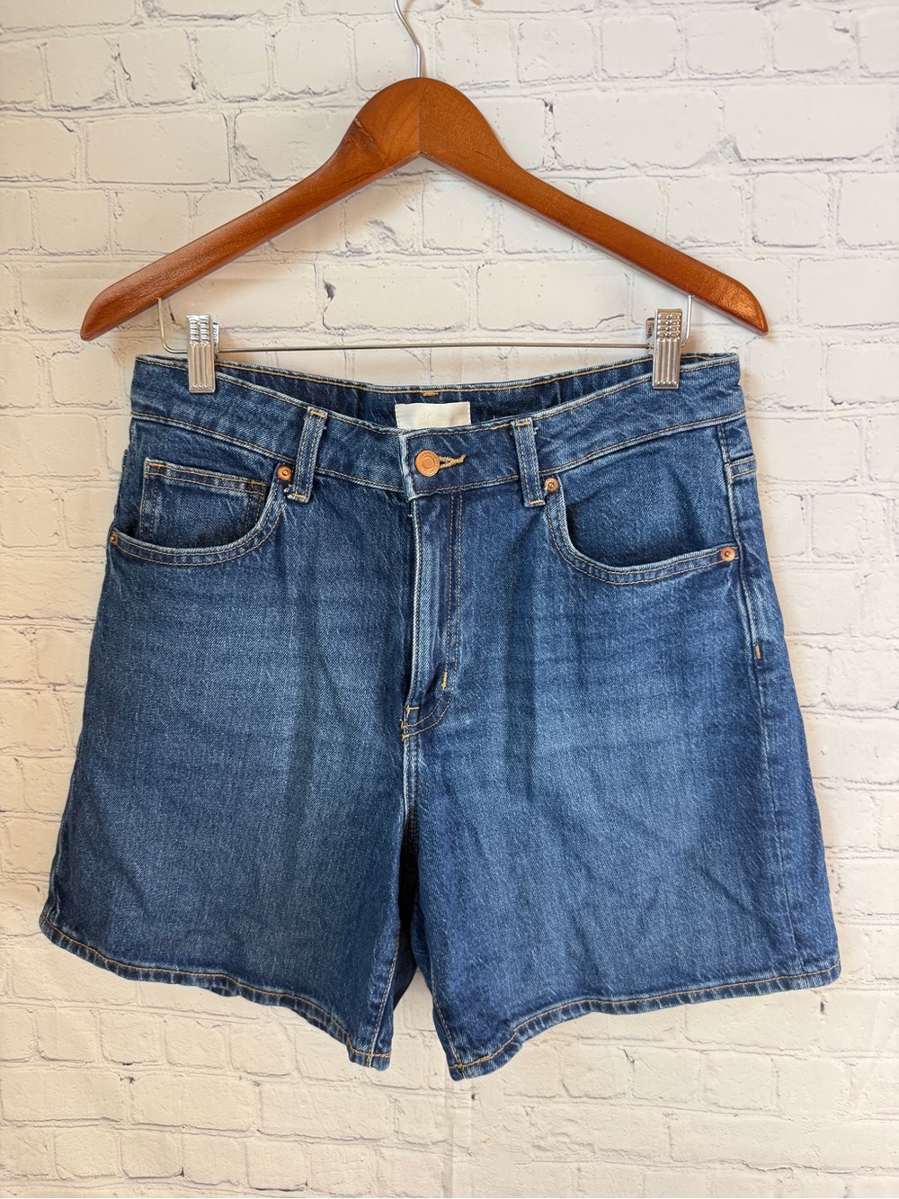 H&M Medium Blue Denim Jean Shorts